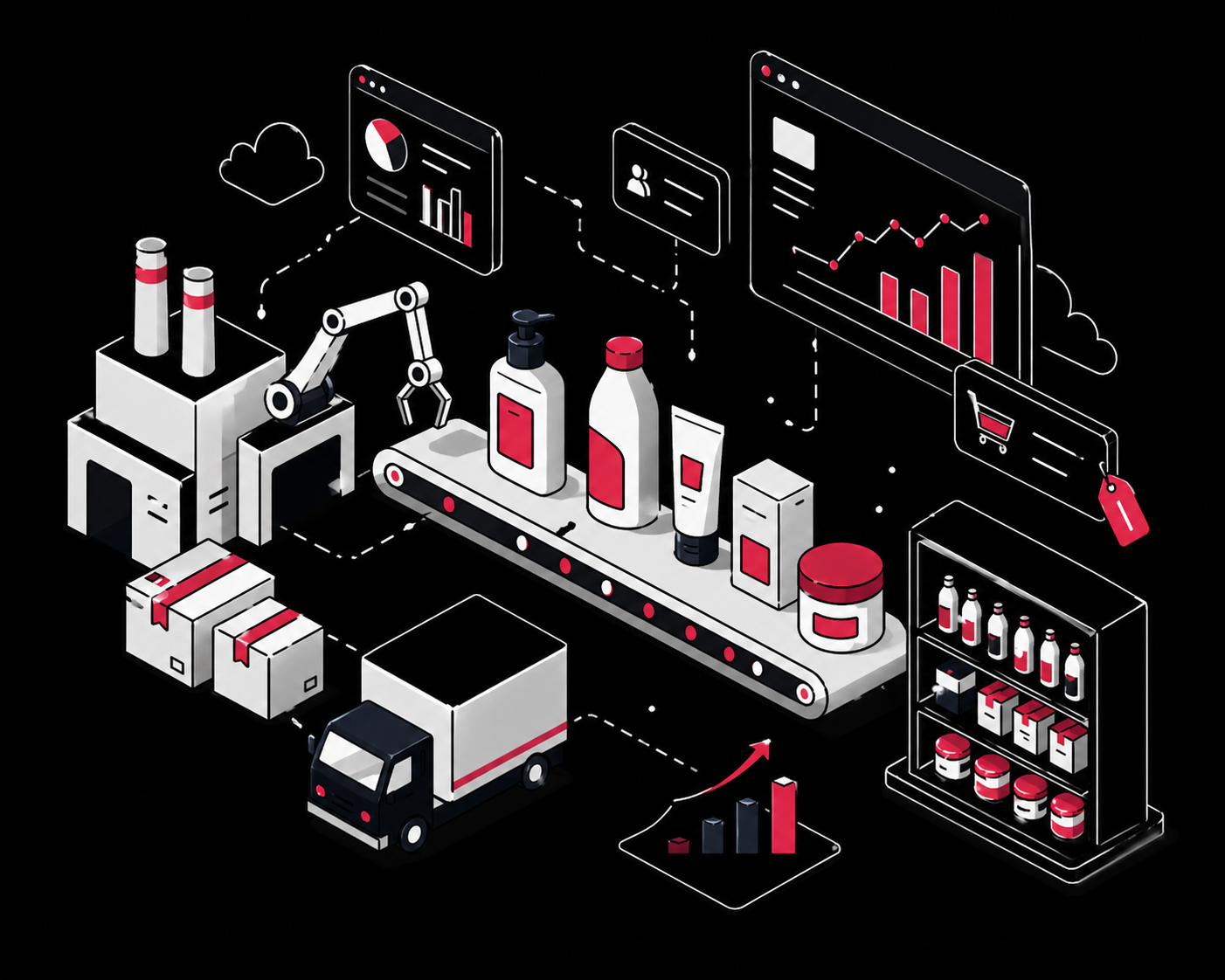 CPG data automation illustration